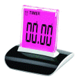 Push Panel Color-Changing LCD Clock 612